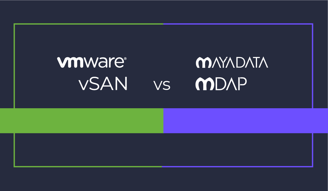 vmware vSan vs MayaData MDAP