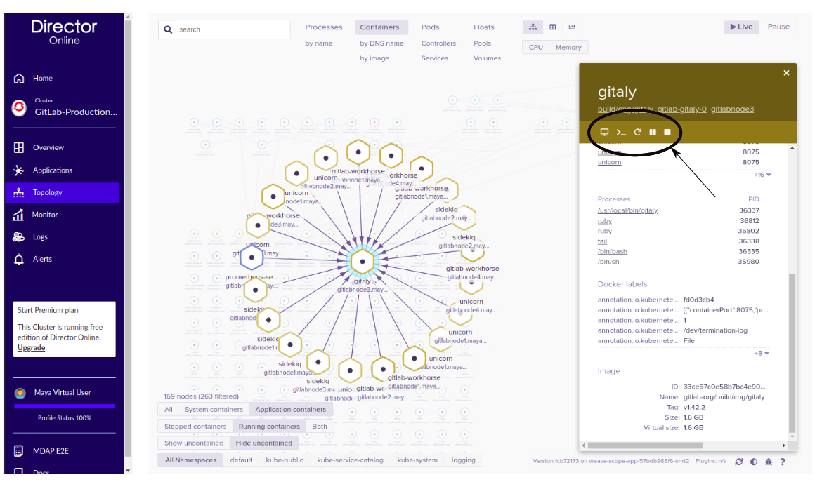 Director Online for easy monitoring