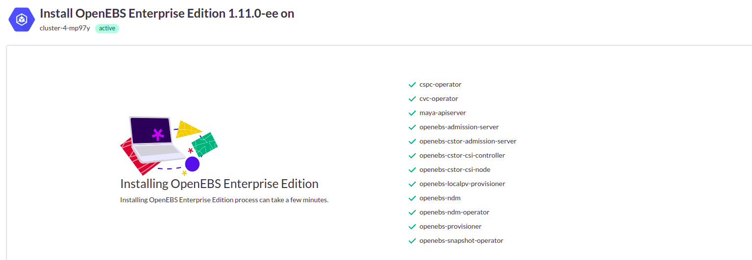 Installin OpenEBS Enterprise Edition 